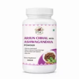 Arjun Chhal with Ashwagandha Powder